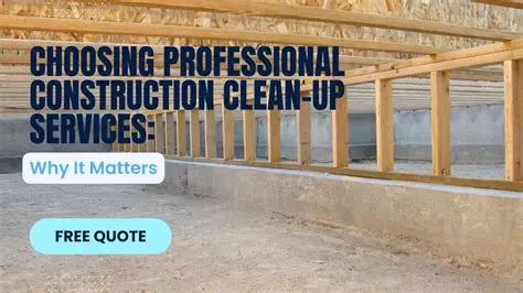 An informative title that includes the keyword construction clean up services
